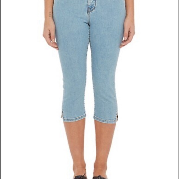 Lindsey High-Rise Cropped Capri Pants Size 8/30 - Picture 3 of 6